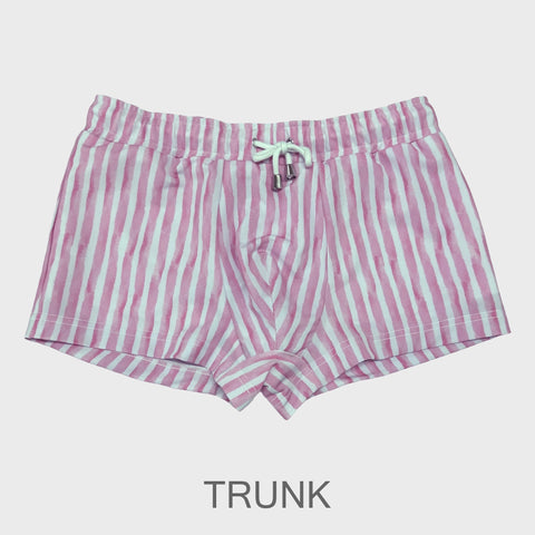 Bañador Pink Stripes (Trunk)