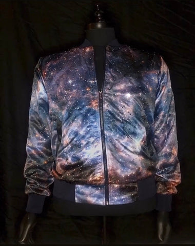 Cosmos bomber with crystals